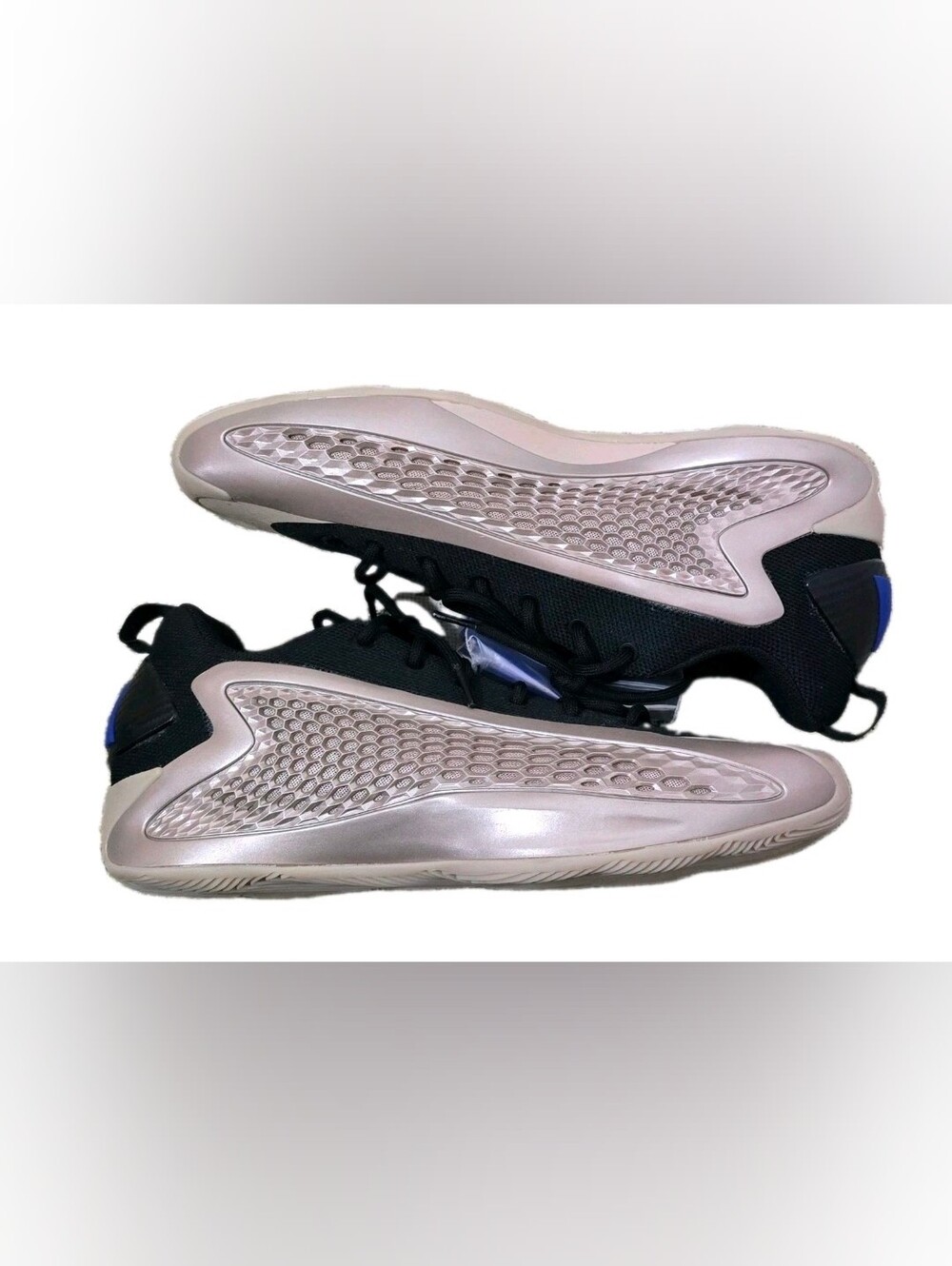 Adidas AE 1 Low Sneakers Champagne Black JQ6133 Men Size 11 New Extra Laces